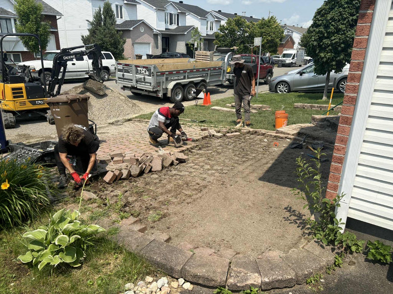 Restauration de pavé uni