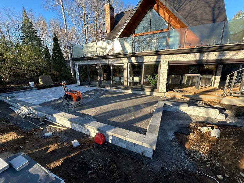 installation de pavé uni Mirabel