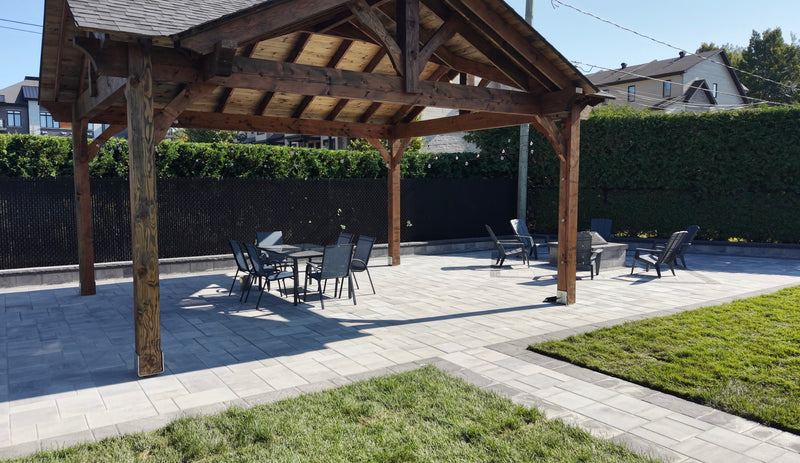 Patio en pavé uni Mirabel