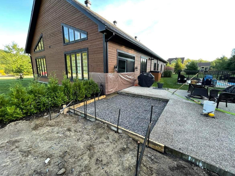 installation dalle de béton