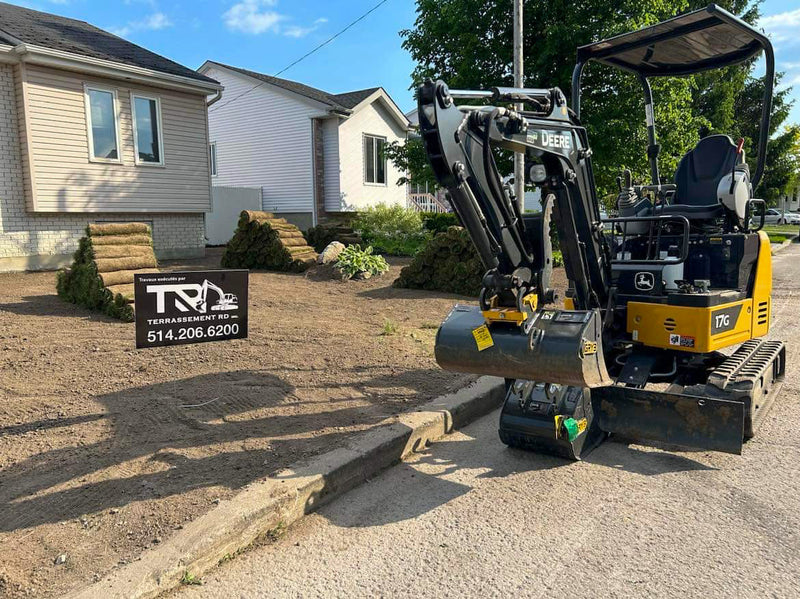 nstallation de gazon en rouleau