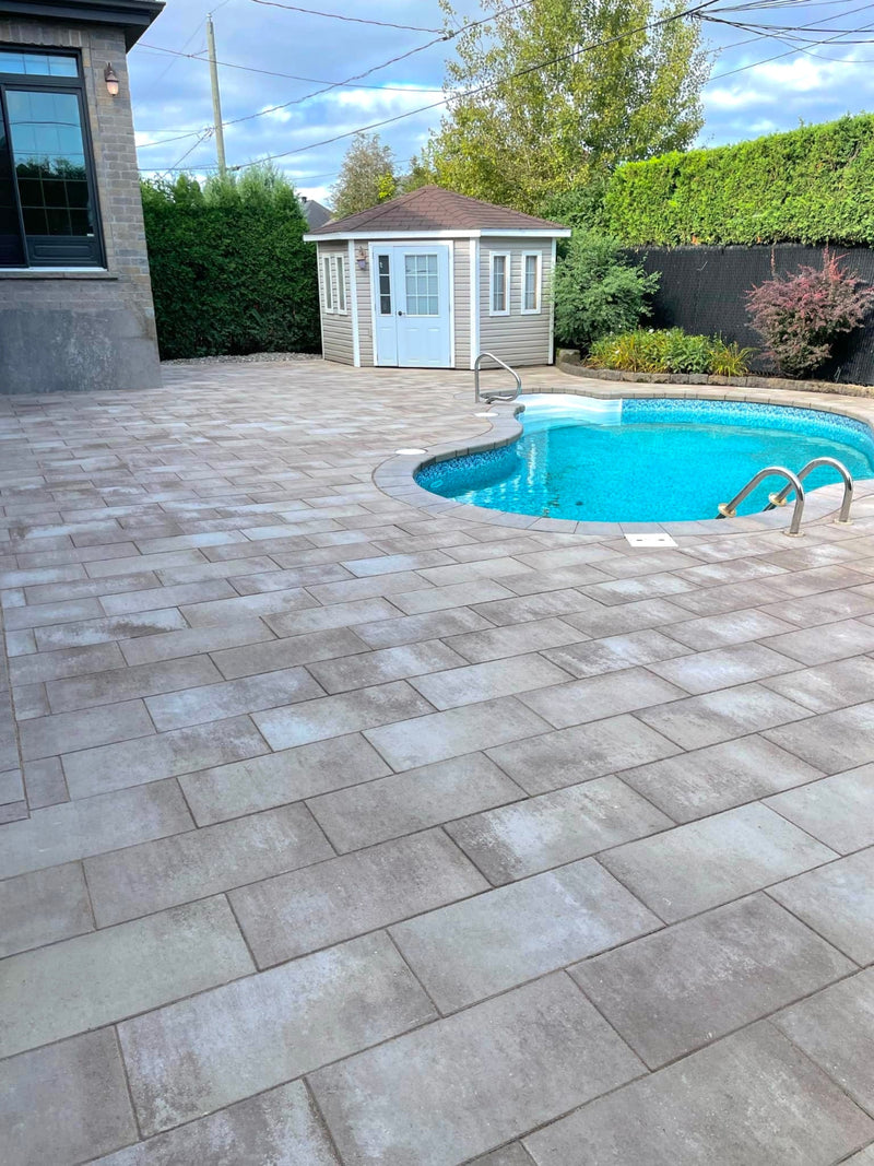 Terrasse en Pavé Uni