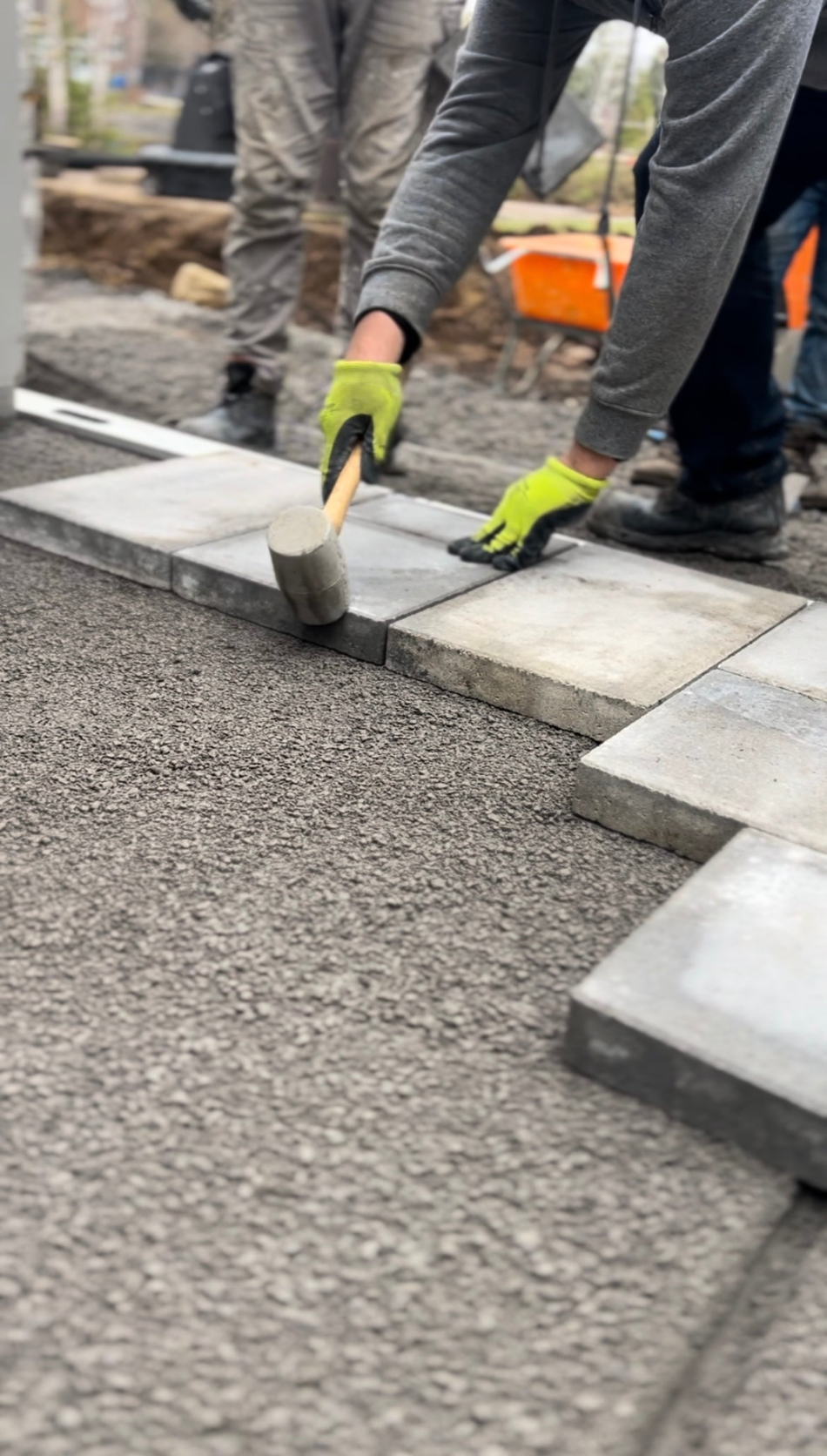 installation de pavé uni