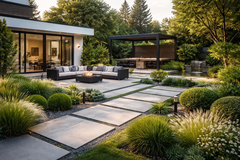 Aménagement paysager complet