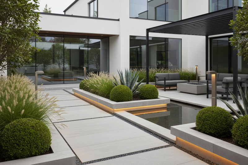 aménagement paysager commercial