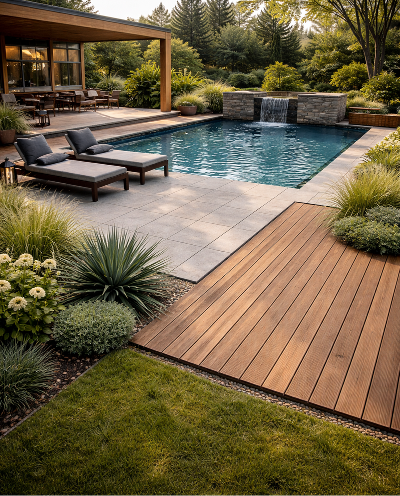 aménagement complet piscine creusée